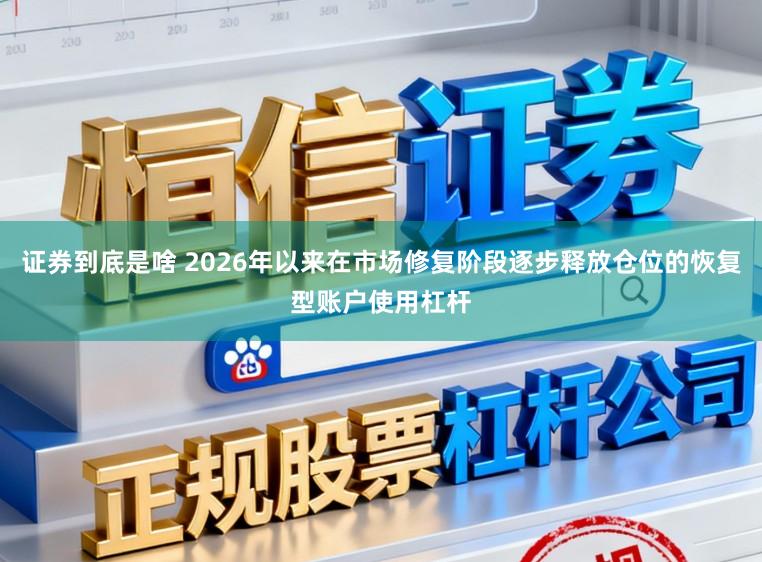 证券到底是啥 2026年以来在市场修复阶段逐步释放仓位的恢复型账户使用杠杆